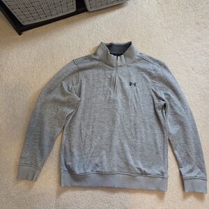 Under Armour Women's Gray Quarter-Zip Sweater